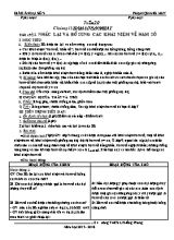 Giáo án Đại số Lớp 9 - Tiết 19 Nhắc lại và bổ sung các khái niệm về hàm số - Năm học 2017-2018 - Phạm Quang Huy